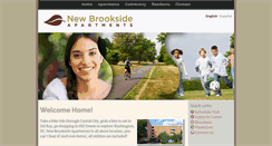 Desktop Screenshot of newbrooksideapts.com